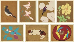 KUMAGAI MORIKAZU COLLECTION portfolio of 7 熊谷守一版画集（7枚